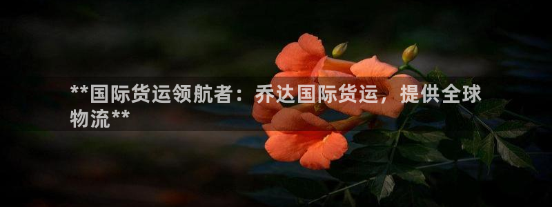 尊龙人生手机版都去ag发财网：**国际货运领航者：乔达国