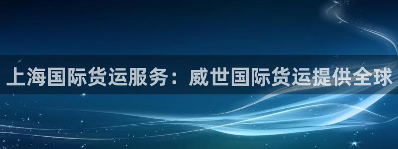 尊龙凯时老板是谁：上海国际货运服务：威世国际货运提供全球